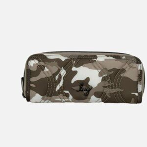Brand New Lug Tendu Wallet in Camo Taupe